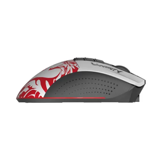 A4TECH R90 Plus Naraka 2.4G Wireless Gaming Mouse | Stone Black