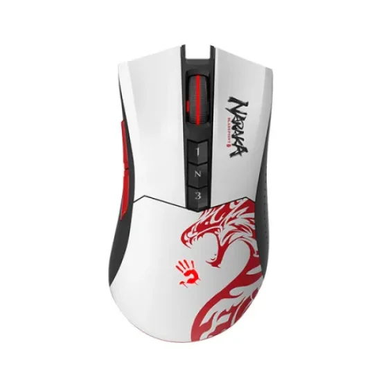 A4TECH R90 Plus Naraka 2.4G Wireless Gaming Mouse Stone Black ...