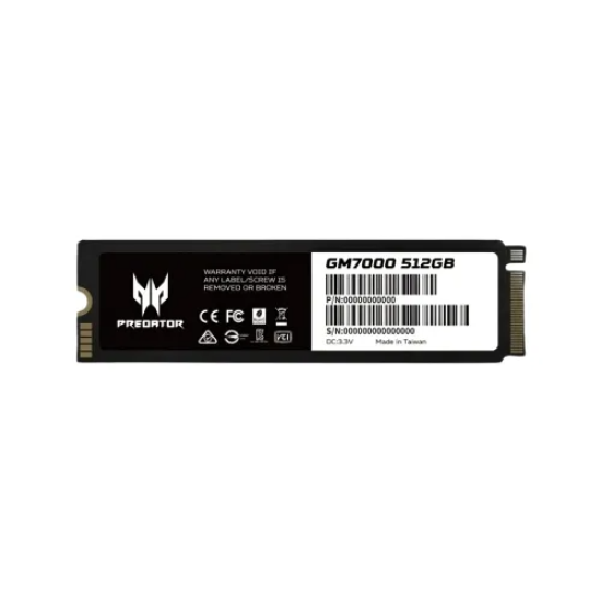 Acer Predator GM7000 512GB PCIe Gen4 x4 M.2 SSD With DRAM