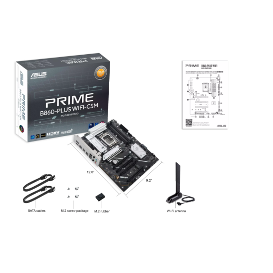 Asus PRIME B860-PLUS WIFI-CSM LGA1851 ATX Motherboard