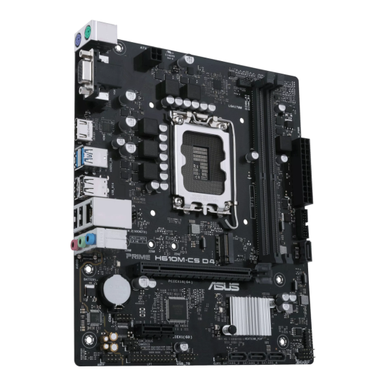 Asus PRIME H610M-CS D4 LGA 1700 Micro ATX Motherboard