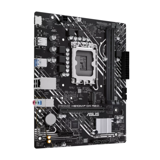 ASUS PRIME H610M-F D4 R2.0 DDR4 LGA 1700 Micro ATX Motherboard