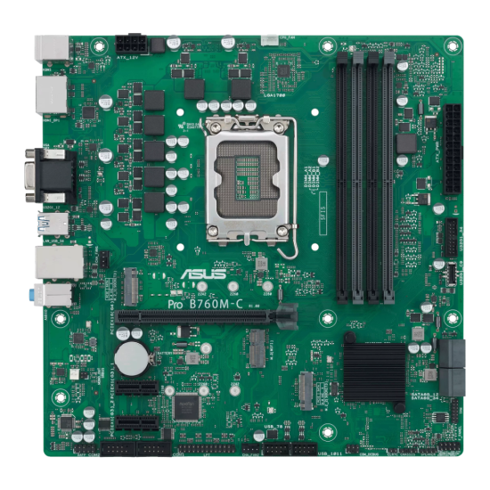 ASUS PRO B760M-C-CSM LGA 1700 mATX Motherboard