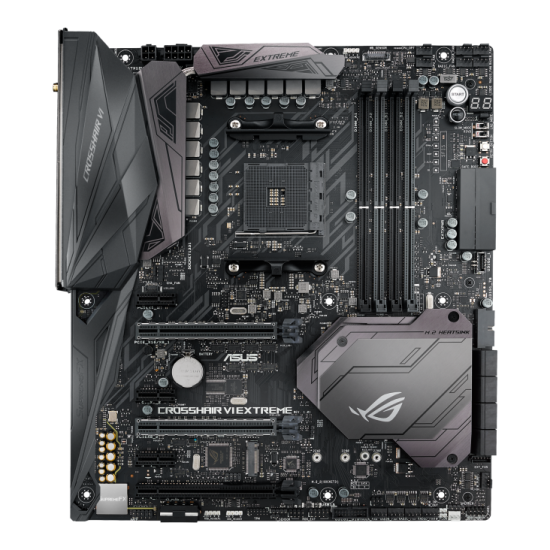 Asus ROG X370 Crosshair VI Extreme AMD AM4 E-ATX Wi-Fi Motherboard