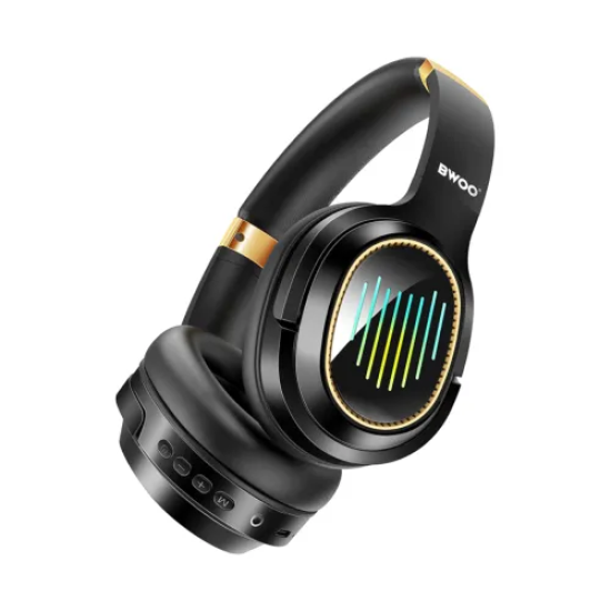 BWOO BO-BW586 Bluetooth RGB Noise Cancelling Wireless Headphone