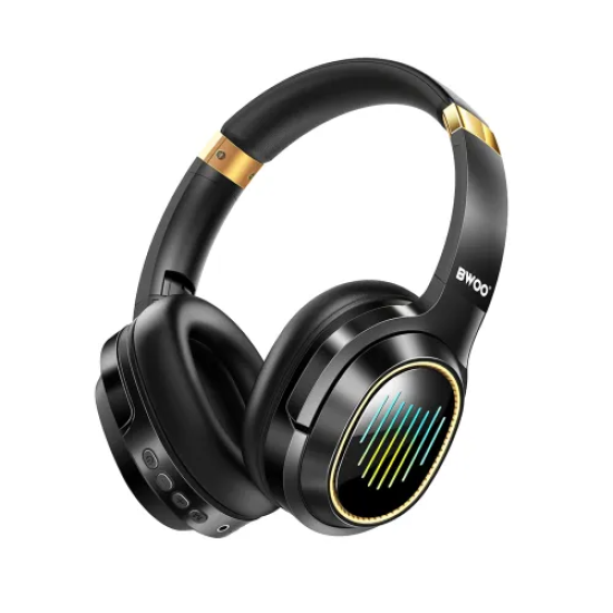 BWOO BO-BW586 Bluetooth RGB Noise Cancelling Wireless Headphone