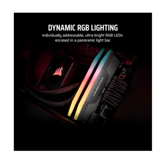 Corsair Vengeance RGB RS 8GB DDR5 6000MHz Gray Heatsink Desktop RAM