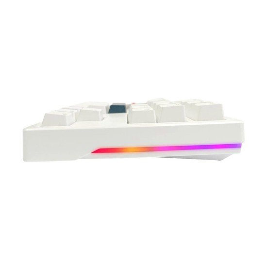 DAREU EK87 V2 WIRED RAINBOW RGB RED SWITCH MECHANICAL GAMING KEY BOARD WHITE