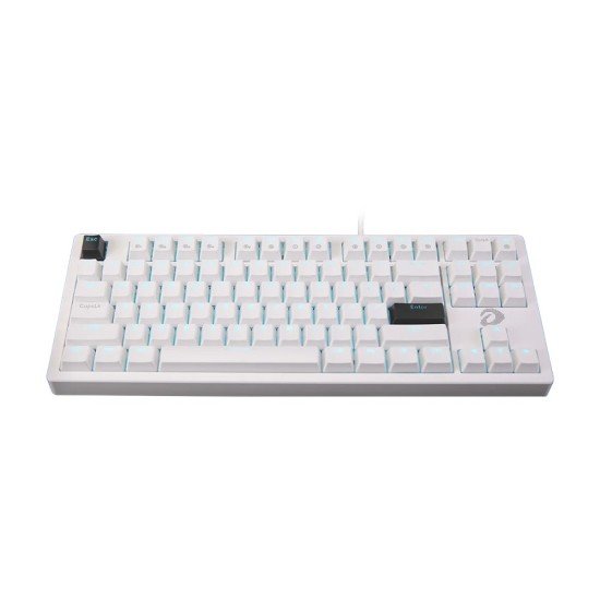 DAREU EK87 V2 WIRED RAINBOW RGB RED SWITCH MECHANICAL GAMING KEY BOARD WHITE