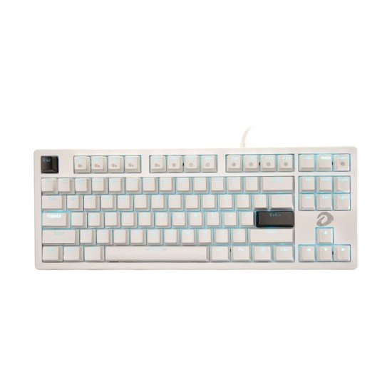 DAREU EK87 V2 WIRED RAINBOW RGB RED SWITCH MECHANICAL GAMING KEY BOARD WHITE