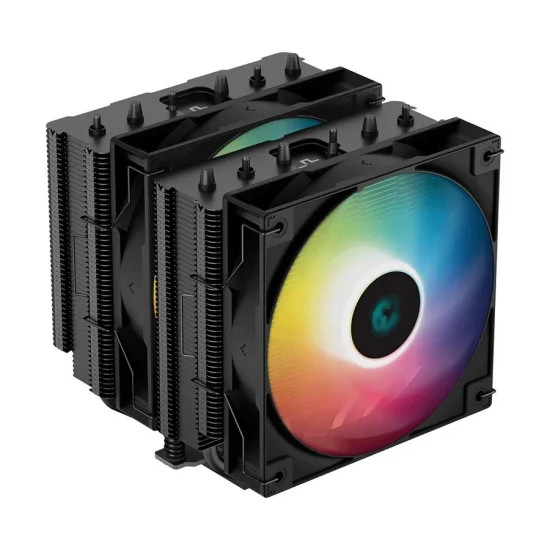 DeepCool AG620 BK ARGB Dual Tower Air CPU Cooler — High-Performance ...
