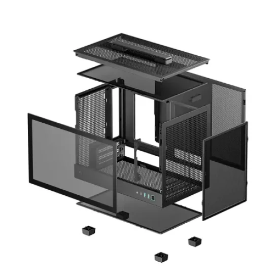 Compact Casing DeepCool CH160 BK Ultra-Portable Mini-ITX Casing — Compact Powerhouse ...
