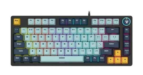 Fantech ATOM81 MK875 V2 RGB Mechanical Gaming Keyboard 81 Key Compact ...