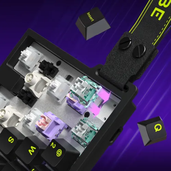 Furycube M30HE 30% Wired Single Handed Mini Mechanical Keyboard