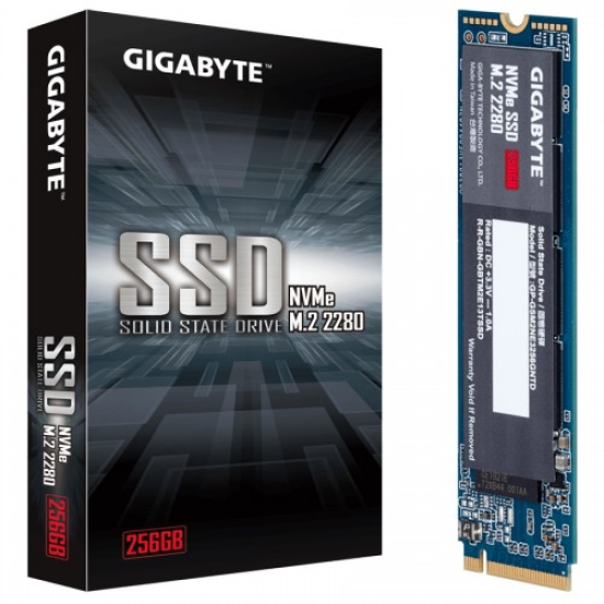 Gigabyte 256GB M.2 2280 PCIe3.0x2 NVMe SSD
