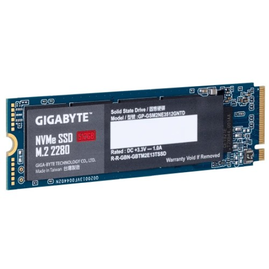 GIGABYTE 512GB M.2 PCIe 3.0 x4 NVMe SSD