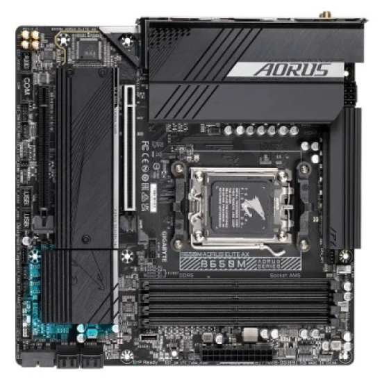 GIGABYTE B650M AORUS ELITE AX AMD DDR5 AM5 Micro-ATX Motherboard