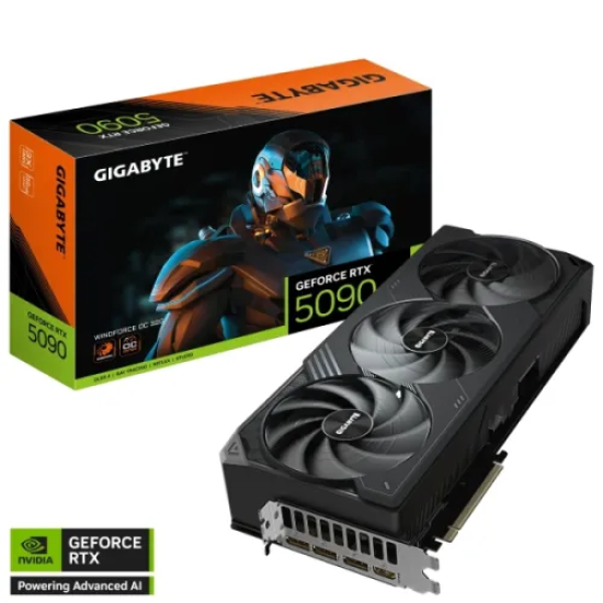 GIGABYTE GeForce RTX 5090 WINDFORCE OC GDDR7 32GB Graphics Card