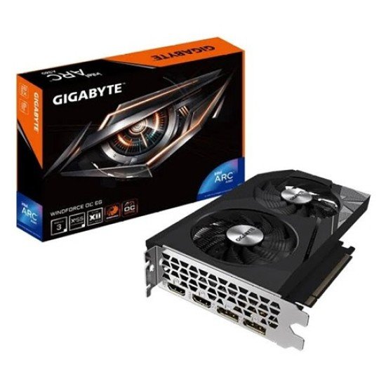 GIGABYTE Intel Arc A380 GAMING OC 6G GDDR6 Graphics Card