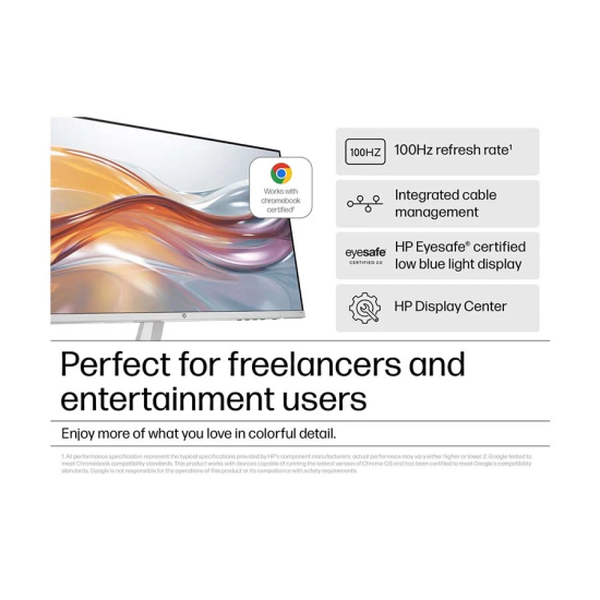 HP 527sf Series 5 27 inch FHD Monitor with Speakers