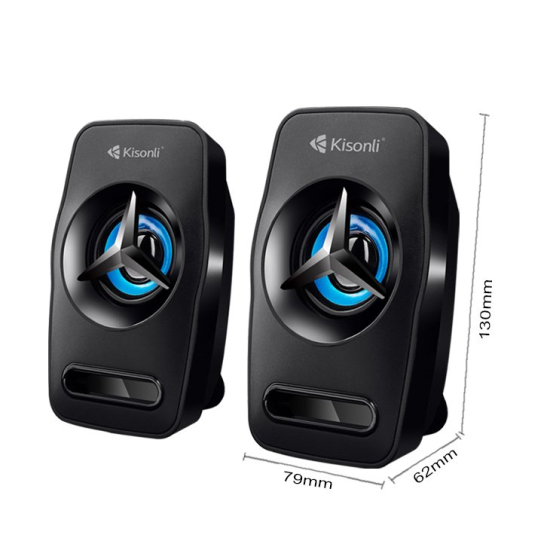 KISONLI L-3030 MULTIMEDIA USB MINI LED SPEAKER