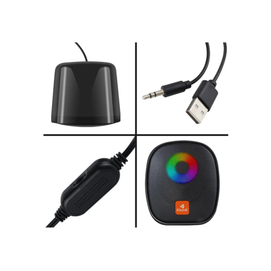 KISONLI X11 RGB USB MINI PORTABLE SPEAKER