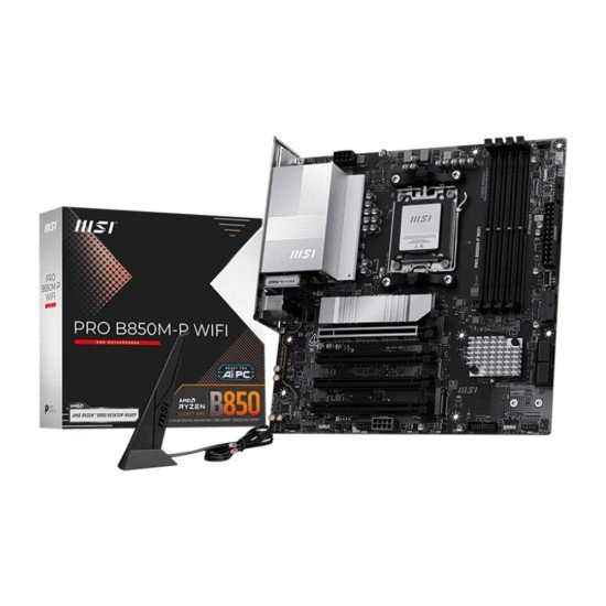 MSI PRO B850M-P WIFI AM5 mATX Motherboard