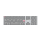 Micropack K-310W  Rechargeable Wireless Keyboard (Gray)