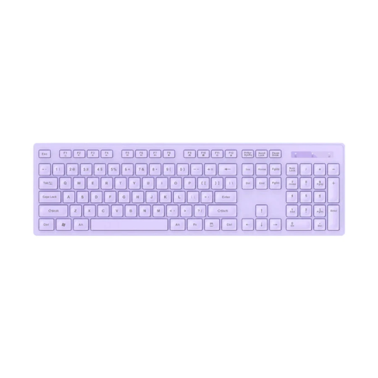 Micropack KM-237W Wireless Keyboard & Mouse Combo | Purple