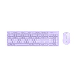 Micropack KM-237W Wireless Keyboard & Mouse Combo | Purple