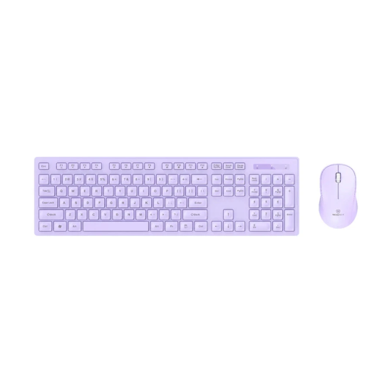 Micropack KM-237W Wireless Keyboard & Mouse Combo | Purple