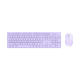 Micropack KM-237W Wireless Keyboard & Mouse Combo | Purple