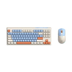 Micropack KM-269W Wireless Membrane Keyboard & Mouse Combo I Blue