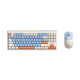 Micropack KM-269W Wireless Membrane Keyboard & Mouse Combo I Blue