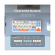 Micropack KM-269W Wireless Membrane Keyboard & Mouse Combo I Orange