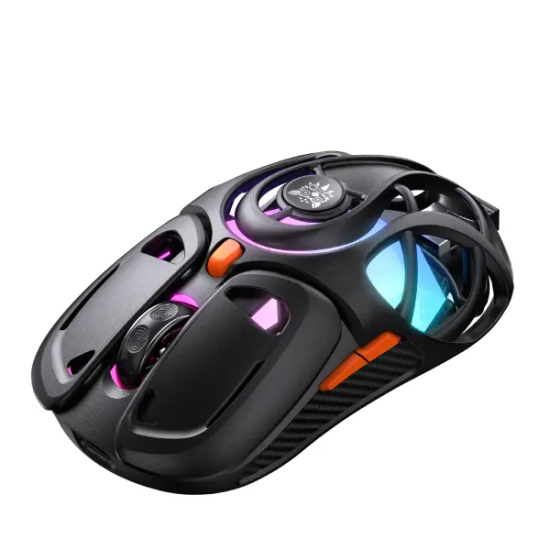 Onikuma DM02 Honeycomb RGB Tri-Mode Wireless Gaming Mouse
