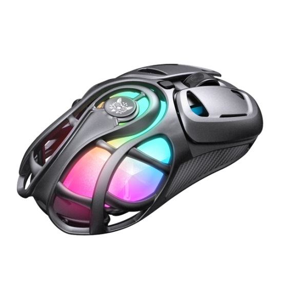 Onikuma DM02 Honeycomb RGB Tri-Mode Wireless Gaming Mouse