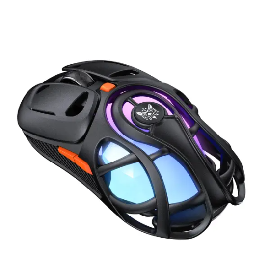 Onikuma DM02 Honeycomb RGB Tri-Mode Wireless Gaming Mouse