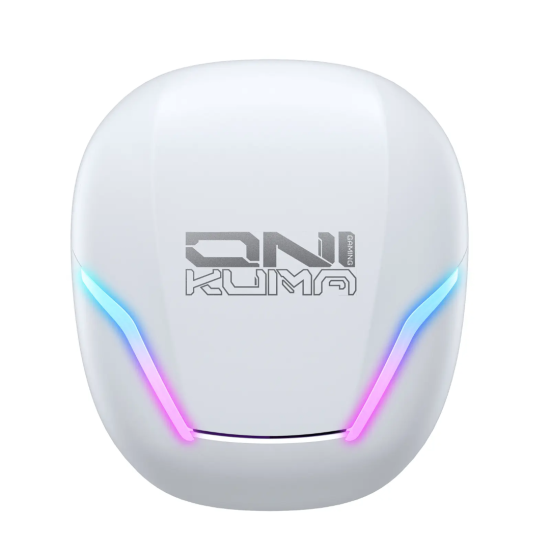 ONIKUMA T27 2.4G Wireless Gaming Earbuds with ENC Mic|White