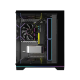 PC Power Darkion Infinity Mid Tower  Micro ATX Black Gaming Casing