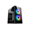 PC Power PP-OS2405 BK Crystal Mini M-ATX Desktop Casing with Power Supply