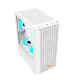 PC Power White Breeze Mesh Gaming Case With 230W PSU