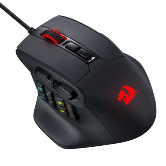 Redragon M811 Aatrox Wired MMO Gaming Mouse