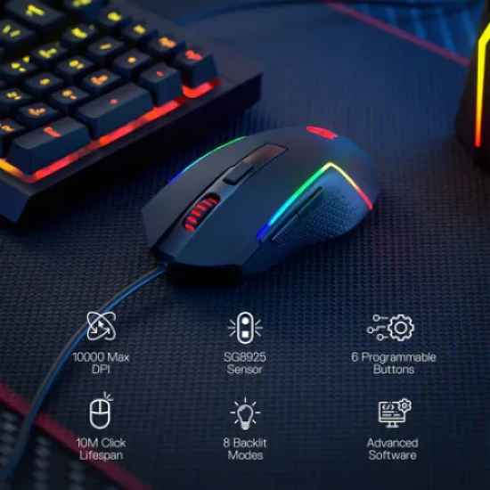 Redragon TRIDENT M616 Wired Gaming Mouse