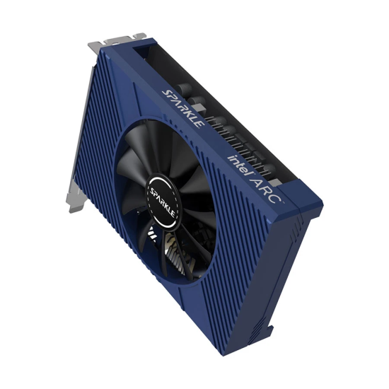 SPARKLE Intel Arc A380 ELF 6GB GDDR6 Black & Blue Graphics Card