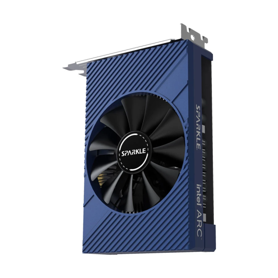 SPARKLE Intel Arc A380 ELF 6GB GDDR6 Black & Blue Graphics Card