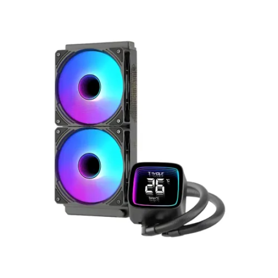 T-Wolf Frost X240 240mm Liquid CPU Cooler with Digital Display