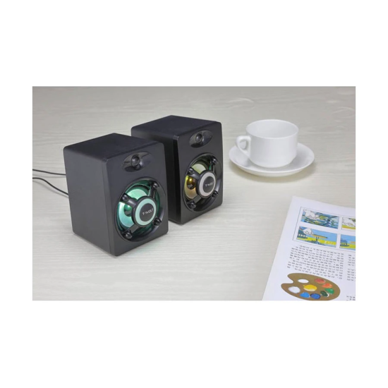 T-WOLF S1 RGB 2:0 Wired Gaming Speaker