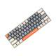 T-Wolf T30 Tri-Mode RGB Mechanical Keyboard|MILK TEA  GREY