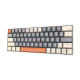 T-Wolf T30 Tri-Mode RGB Mechanical Keyboard|MILK TEA  GREY